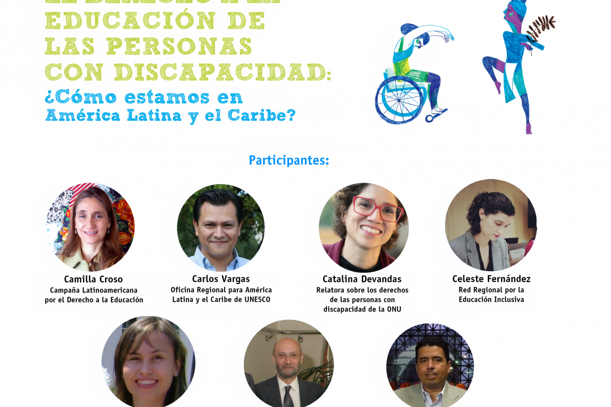 Participamos del diálogo virtual sobre el derecho a la educación inclusiva en América Latina y el Caribe organizado por CLADE